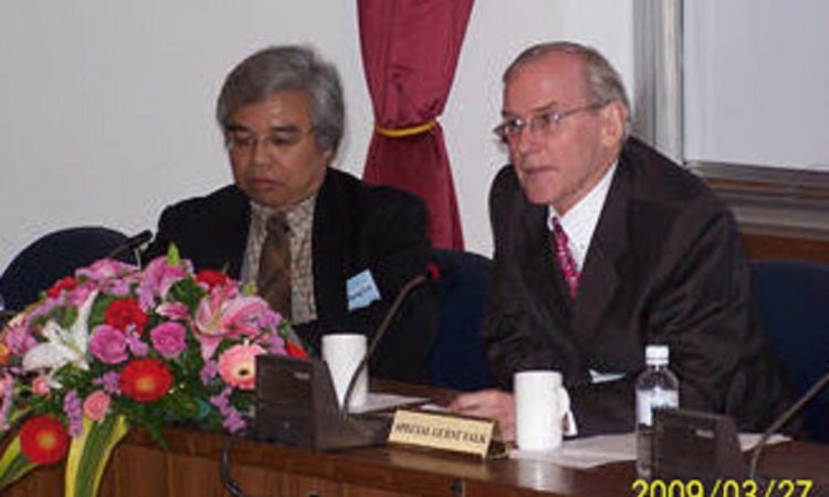 "台灣與台灣關係法：過去，現在，與未來" 美國在台協會處長楊甦棣 2009年3月27日 於台北，中央研究院 (Photo: AIT)