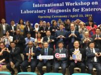 AIT Director Kin Moy at the Global Cooperation and Training Framework Enteroviruses Laboratory Diagnosis Workshop April 23, 2018