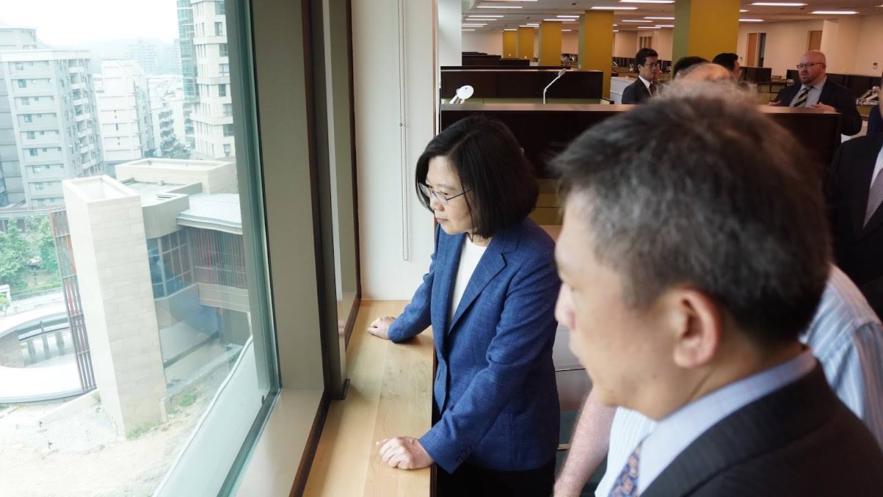 President Tsai to the new AIT Complex