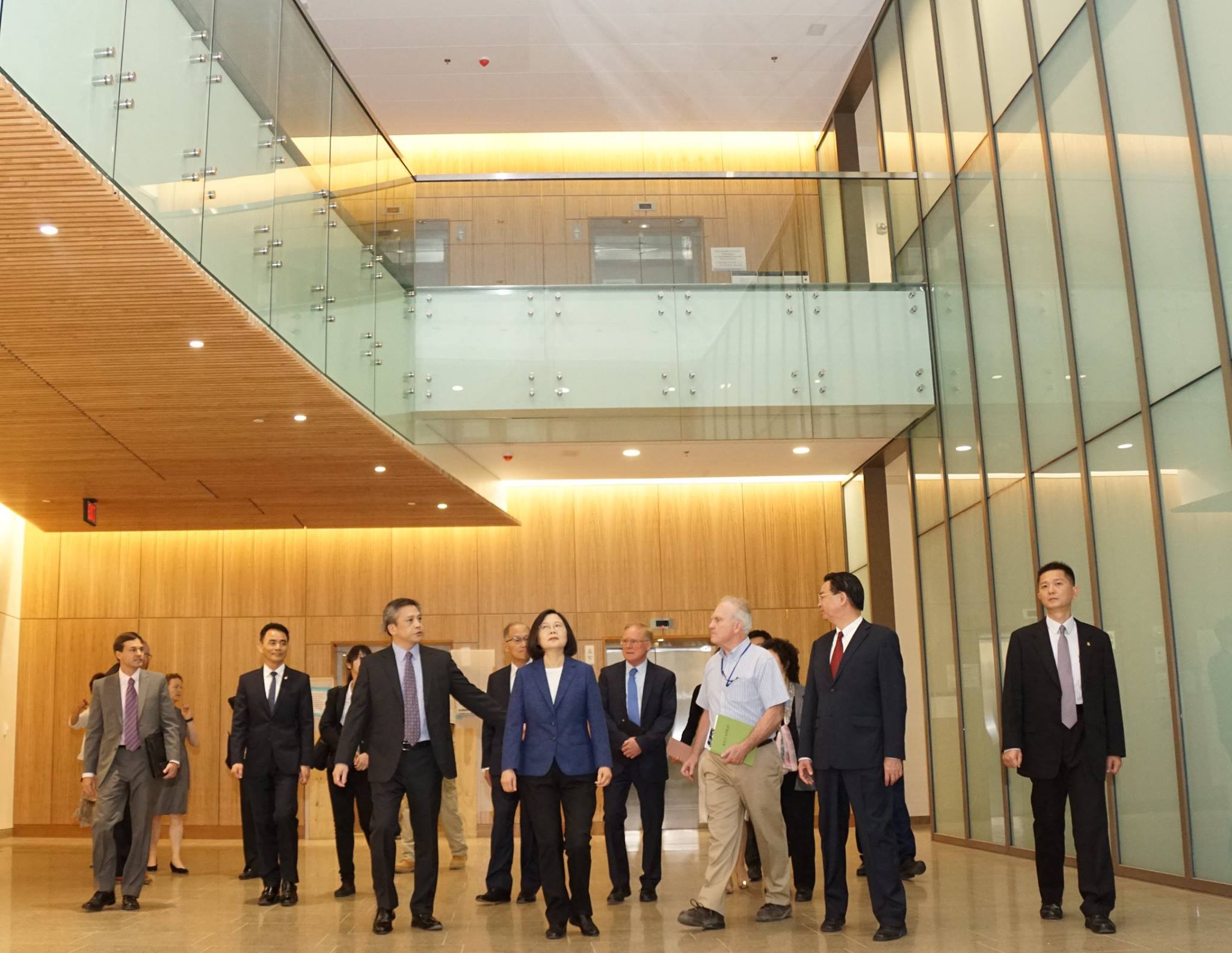 President Tsai to the new AIT Complex
