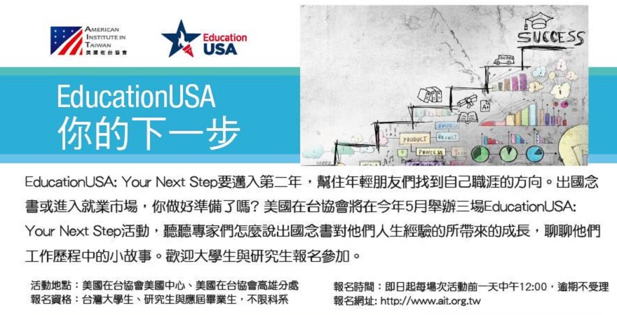 EducationUSA: Your Next Step 你的下一步 - 2016 年